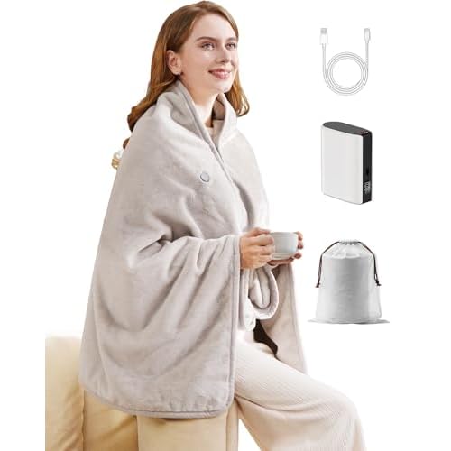 Cordless Heated Blanket with 9000mAh Battery – Far Infrared