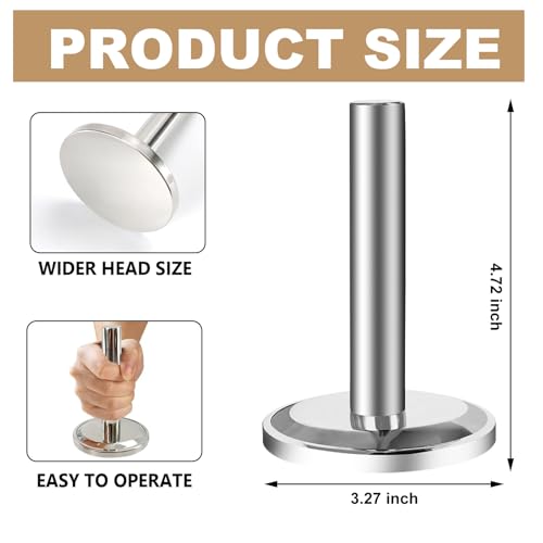 KEJJRIUTN Meat Pounder Tenderizer, 304 Stainless Steel Thickened Weighted Meat Hammer, Round Chicken Flattener Tool ﻿ by KEJJRIUTN - Image 4