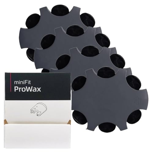 DIREKT ProWax MiniFit Cerumenfilter - Filter für Oticon Hörgeräte - Schützt vor Feuchtigkeit & Ohrenschmalz - 1 4 mm Durchmesser - 24 Stk. - 4er Pack - Schwarz