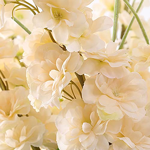 Heave 1Pc Artificial Delphinium Flower Fake Silk Flower Wedding Bouquet Blossoms Flowers Home Wedding Party Decoration Royal Blue #TOP5