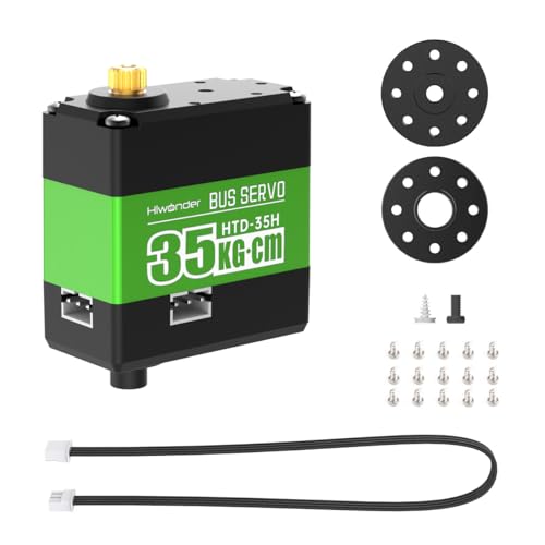 Servo Hiwonder HTD-35H autobús de alto voltaje 35KG con tres conectores y datos