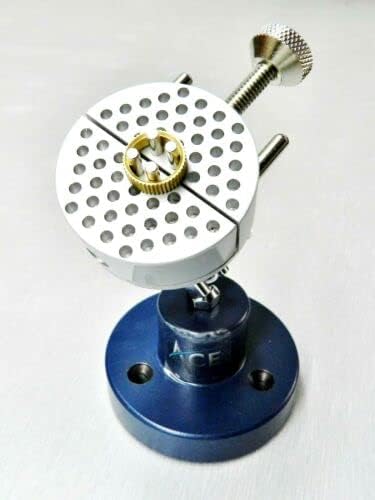 Universal Work Holder Peg Clamp Revolving Bench Tool Fixture on Base By JTS
