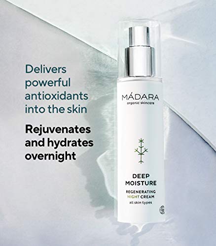 MÁDARA Organic Skincare, Deep Moisture Regenerating Night Cream, Rich Hydrating Texture with Antioxidants & Plant Essences - Image 3
