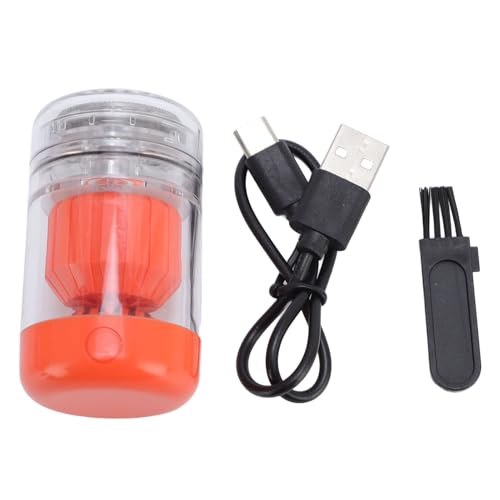 BTSEURY Electric Trimmer, Mini Electric Trimmer for Men, Fast Charging Transparent Body Ambient Lighting Pocket Size Electric Trimmer for Beard Chest Armpit Face