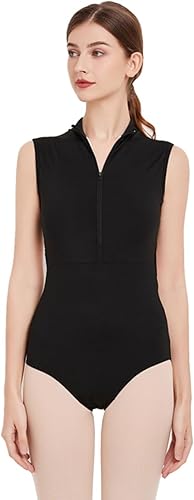 Miniatura 2 de Leotardos de danza ballet para mujer con cremallera, maillot para yoga y gimnasia