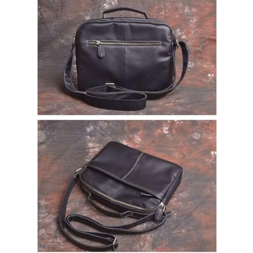 Briefcases Mens Messenger Shoulder Bags Genuine Leather Casual Daypacks Travel Bags Waist Packs2