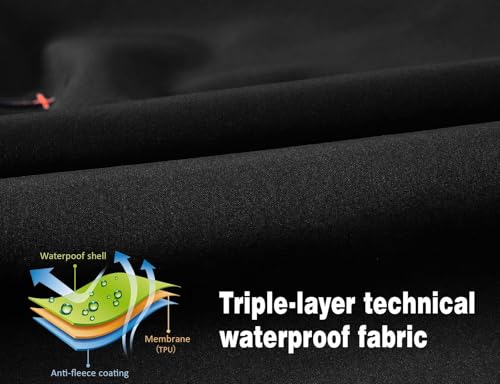 Rdruko Women's Snow Pants Waterproof Insulated Fleece Thermal Ski Hiking Snowboard Pants4