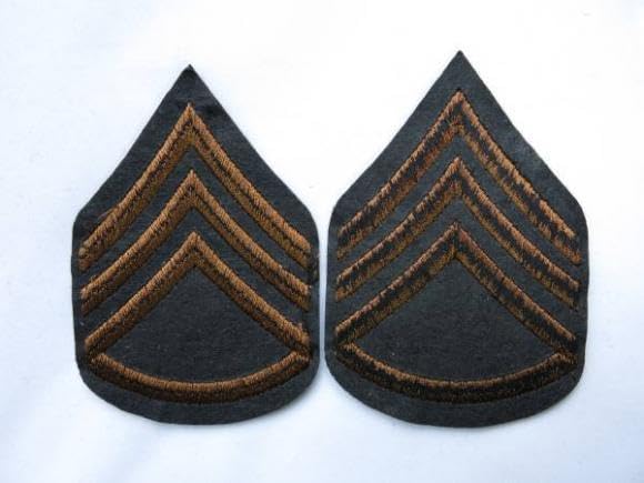 アメリカ陸軍 WWII 第三級技術者 階級章 2枚セット アメリカ陸軍 WWII