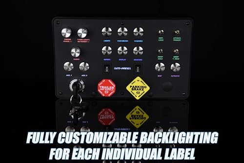 Image of Classic 2 Button Box for ATS /ETS2 (American Truck Simulator /Euro Truck Simulator) (Classic Finish (Matte Black))