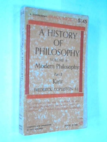 History of Philosophy, Volume 6, Part 2