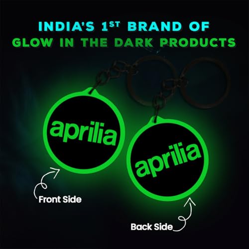 Image of Mi Glow Store Glow in Dark Keychain for Bike Men | Gift for Man | Bike Accessories | Charges in Light Glows in Dark | Key chain for Bike