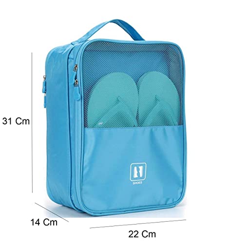 Image of Styleys Shoe Bag /Shoe Pouch for Travelling /Storage (Maroon, S1095)