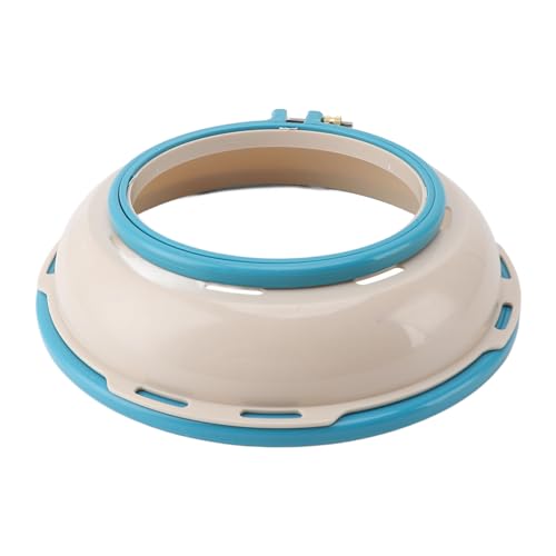 Embroidery Stand Hoop 16.5cm 25cm Double Sided Punch Needle Frame - Universal for Cross Stitch and Quilting (1)