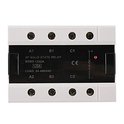 Relais à semi-conducteurs triphasé haute performance BRM3 120DA 480VAC
