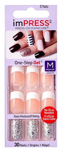 KISS imPRESS"VEXED & VICIOUS" Medium Length Press-On Manicure Nails