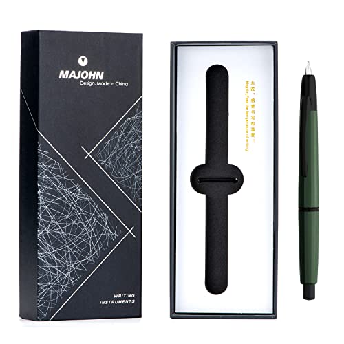 erofa Majohn A2 Press Fountain Pen Extra Fine Nib with Box - Image 2
