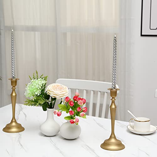 White Ceramic Vase Set- 5 Small Vases In Bulk, Vivitop Mini Flower Vases For Boho Home Decor, Modern Pampas Grass Decor For Kitchen Living Room, Unique Cute Mini White Vase For Centerpiece Decoration #TOP3
