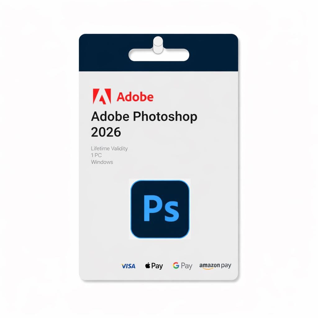 Adobe Photoshop 2026 | 1 utilisateur | Sans abonnement | Licence à vie ...