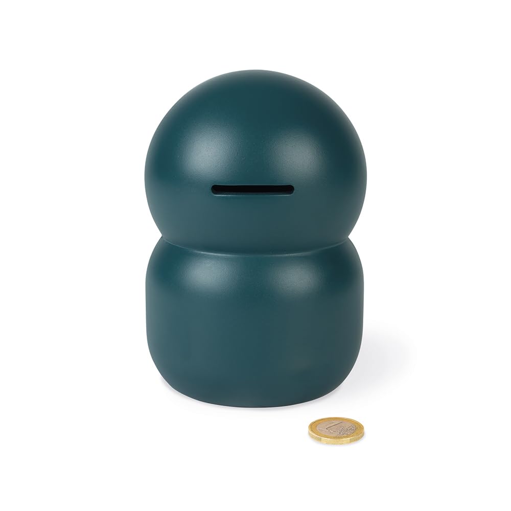 Janod - Penguin Wooden Children’s Money Box 5.9 inch - Children's Room Decoration - Suitable for Ages 3 and Up, J04650
