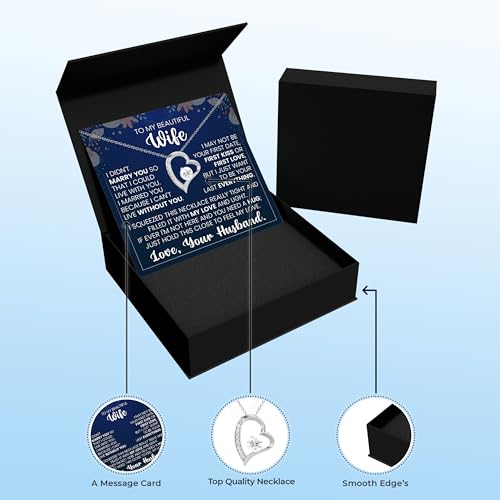 To-My-Wife-Necklace-From-Husband-Gift-for-Wives-Beautiful-Jewelry-Forever-Love-Necklace-Form-Lover-Husband-for-My-Sweet-Heart