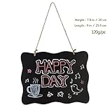 Tablero de mensajes: puede decorar con una variedad de estilos, bordes ondulados o bordes en una pizarra con una superficie lisa. la escritura muy brillante y fácil de limpiar.