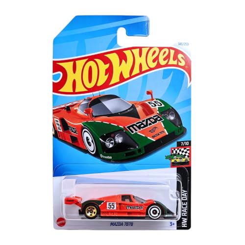 Hot Wheels Mazda 787B HW Race Day Ages 3 and Up (Orange)
