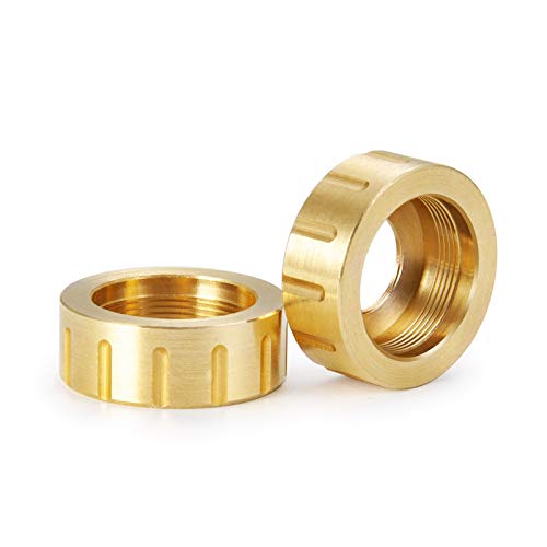 Zolikar 2PCS RC Brass Rear Axle Cap Hub for Kyosho Mini Z 4x4 1/18 Scale Jimny