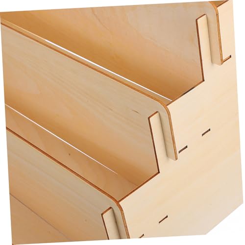 Expositor de madera para tarjetas NIYANGLE, ideal para ferias artesanales 4