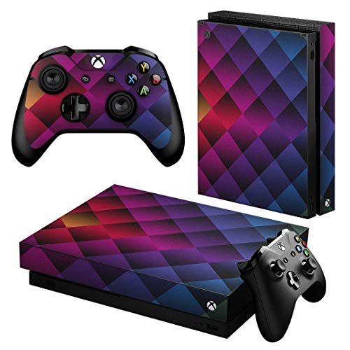 igsticker Xbox One X ��p �X�L���V�[�� ���ʁE�V�ʁE��ʁE�R���g���[���[ �S�ʃZ�b�g �G�b�N�X�{�b�N�X �V�[�� �ی� �t�B���� �X�e�b�J�[ 000309