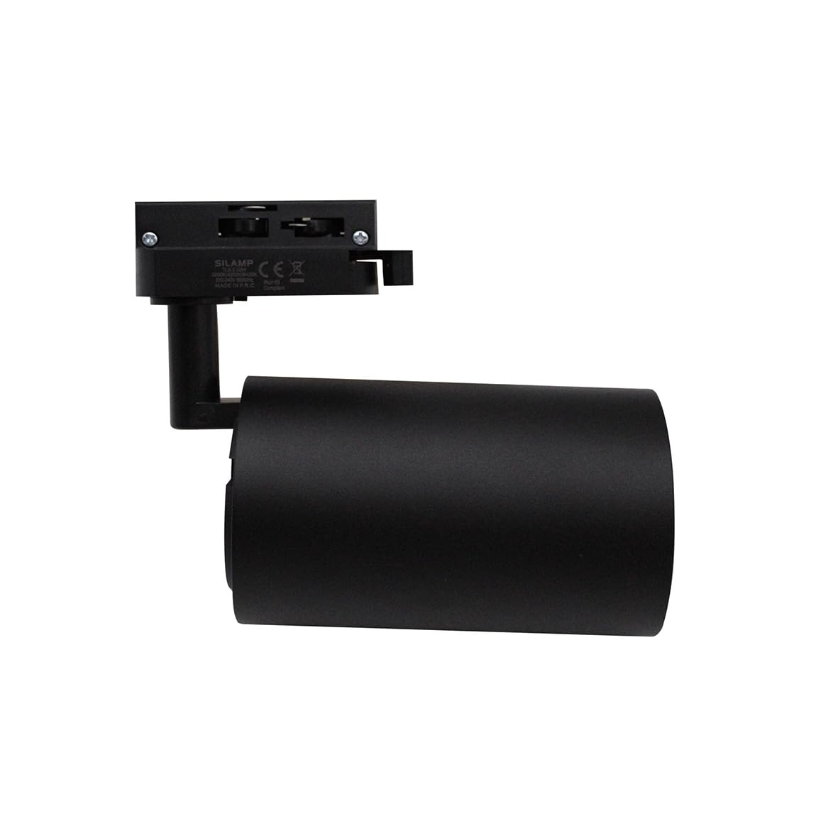 Silamp FARETTO LED A BINARIO MONOFASE 30W 220V NERO LUCE SWITCH 3000K-4200K-6400K