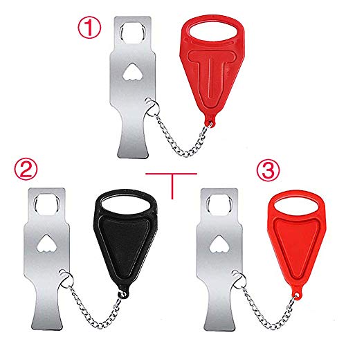 Portable Door Lock - Anti-Theft Door Security Device Prevent Unauthorized Entry for Hotel