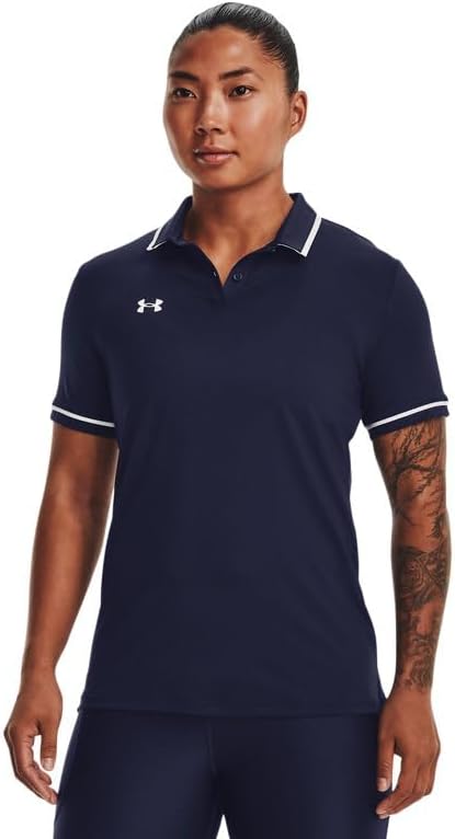 Under Armour Team Tipped Womens Short Sleeve Polo Shirt