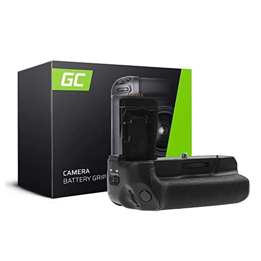 Green Cell vertikalt batterihandtag batterinivå högformat handtag batterigrepp för Canon EOS 750D T6i 760D T6s kameror, ersättning för Canon BG-E18 kompatibel med 2 stycken LP-E17 batterier