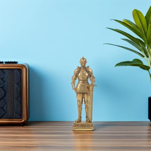 Statue médiévale compacte en résine NUOBESTY pour optimiser la décoration de bureau - 8