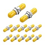 PNGKNYOCN Lot de 12 coupleurs à fibre ST vers ST - Simplex monomode et multi-mode (SM/MM) ...