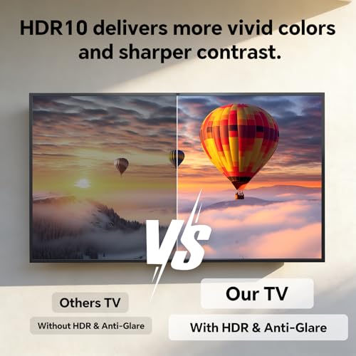 Image of 55 Inch Smart Outdoor TV, 1500 Nits Brightness | 4K UHD Smart Google TV, IP66 Waterproof Outdoor TV with Anti-Glare Screen & Voice Control Remote for Partial Sun (Outdoor & Indoor)