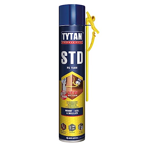 Tytan Std Pipetli Köpük Montaj Isı ve Ses Yalıtımı, 750 ml