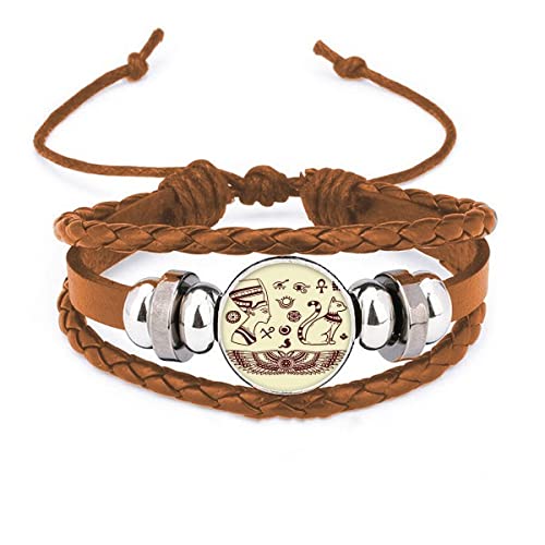 Bracelet en cuir chat égyptien à porter au quotidien pour un style unique