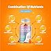 Calcium Magnesium Zinc Gummies with Vitamin D3 & K2 - High Potency Enhanced Absorption -60 Orange Gummies Flavored.