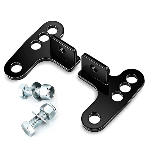 KASIMT Adjustable 1-3" Rear Lowering Kit Compatible with Harley Sportster XL883 XL1200 2000-2015 - Heavy Duty Steel Drop Link Suspension Bracket for Custom Stance & Better Handling​