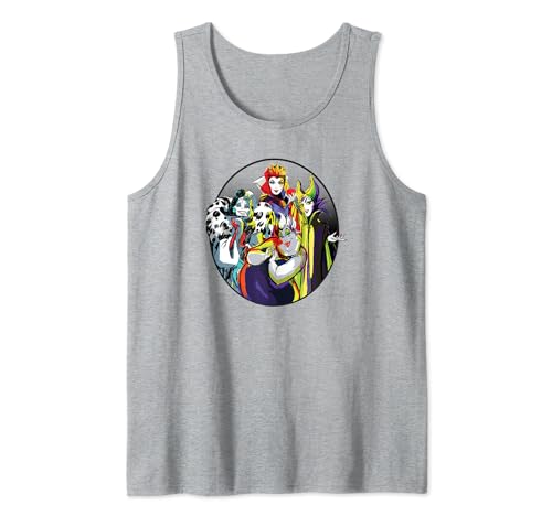 Débardeur Disney Villains Evil Queens Color Circle haut léger anti-chaleur