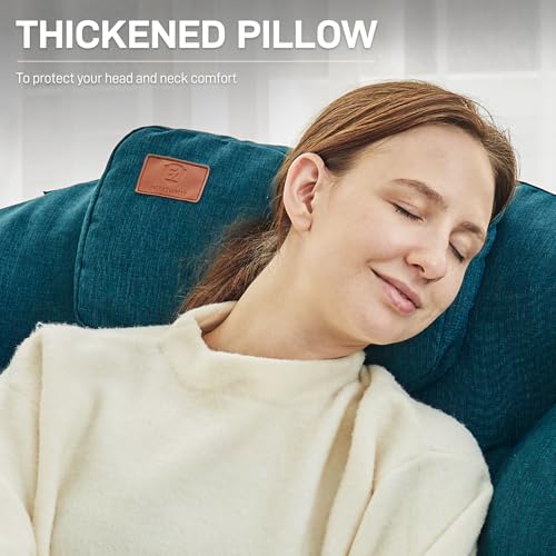 Ever Advanced Xl Moon Chair For Adults 6Cm Padded Garden Saucer Chair, Heavy Duty Camping Foldable Folding Camping With High Back, Super Wide Round Seats For Heavy People, Supports 150KG Green - 7