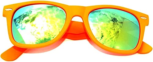 Image of OWL Retro Style Sunglasses 80's Classic Vintage Unisex Nerd Colored Frame