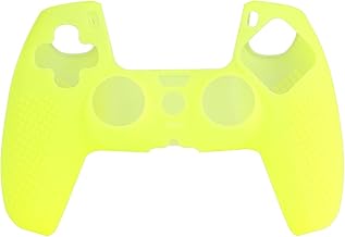 OSTENT Spot Pattern Funda de Piel de Silicona Suave para Sony PS5 DualSense Wireless Controller Color Amarillo