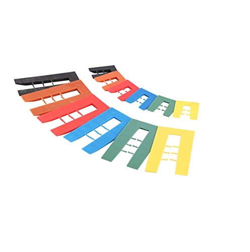 TimCoSHIM Assorted Plastic Shims - Multi-Colour (Pack of 200)