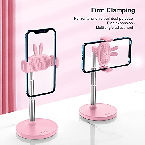 Support téléphone chat rose : fini les douleurs au cou - 7