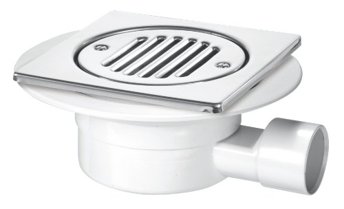 cabinetsforbathrooms McAlpine VSG1T6SS Siphon pour sol carrelé/pièce humide Finition chromée Cover