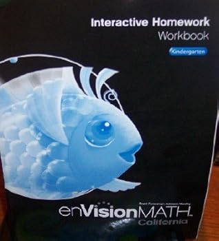 Paperback Interactive Homework Workbook Grade K (California enVision Math) Book