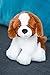 HEITMANN DECO PET Plüsch Cavalier King Charles Spaniel, Weiß/Braun