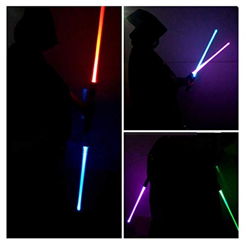 UHOOME star Wars Lightsaber Twoinone star laser sword Cosplay Toy